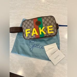 100% Authentic Gucci Belt Bag with dust bag and cards. Limited Edition